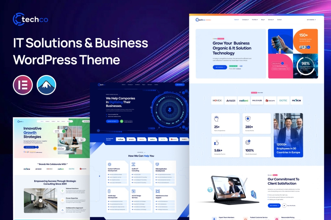 Techco - IT Solutions & Business WordPress Theme 1.0.1