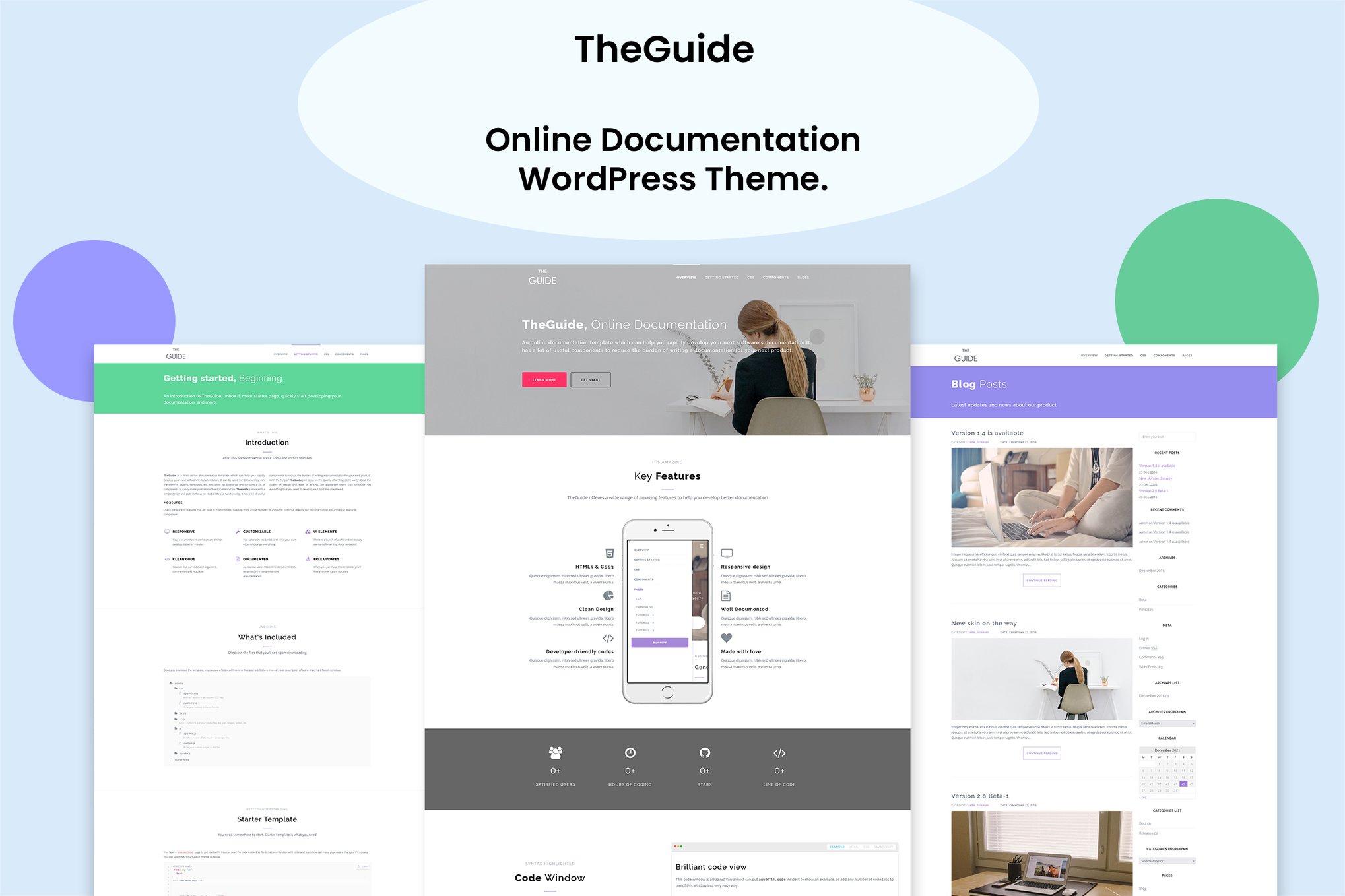 TheGuide – Online Documentation WordPress Theme 1.0