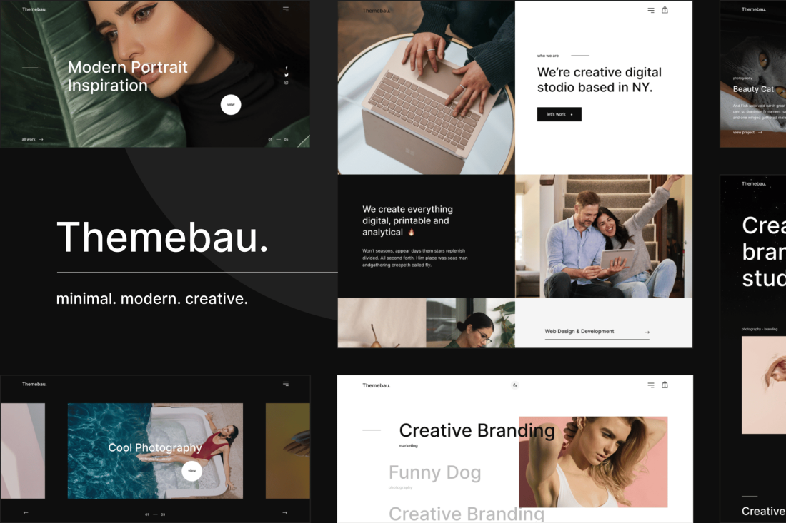 Themebau - Minimal Portfolio & Agency WordPress Theme 1.0.1