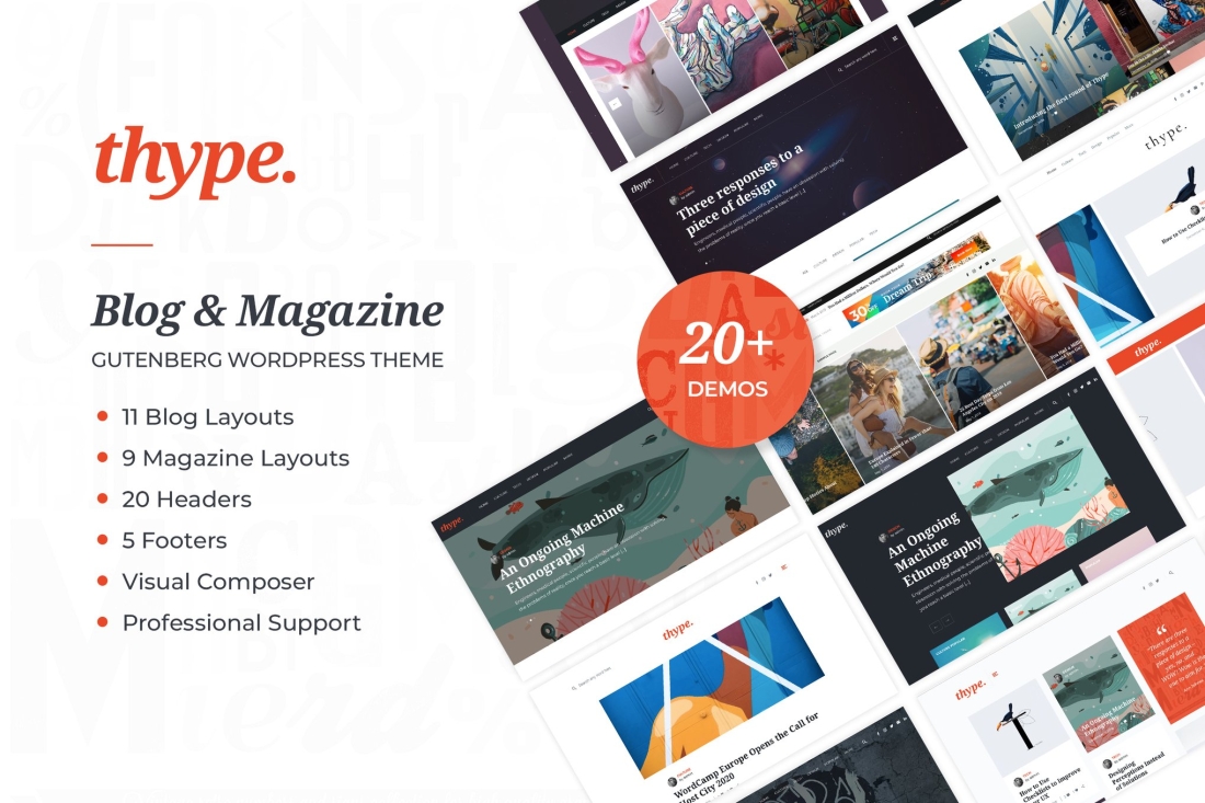 Thype | Personal Blog & Travel WordPress Theme 1.1.8