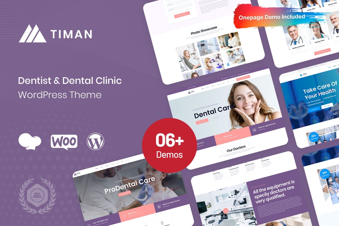 Timan - Dental Clinic WordPress Theme 1.1.8