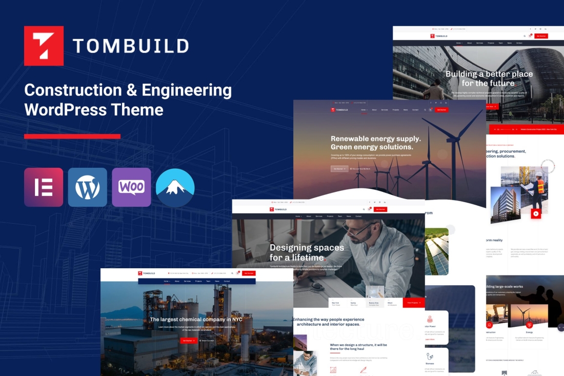 Tombuild – Construction & Engineering WordPress Theme 1.1.2