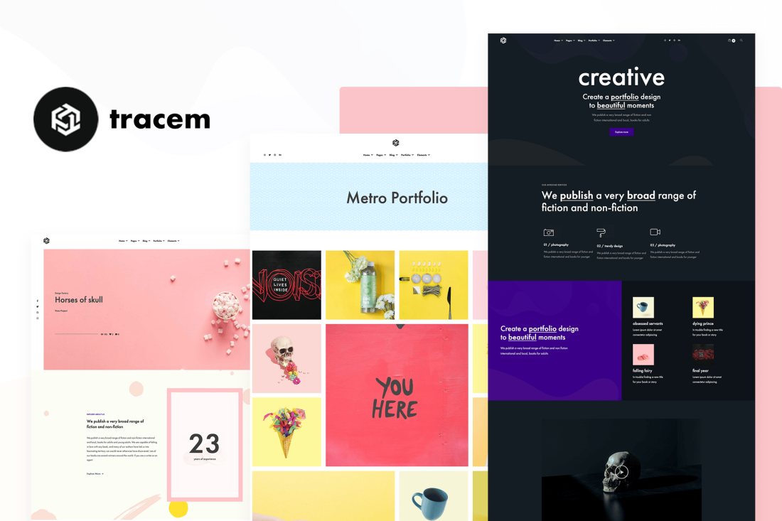 Tracem - Agency & Portfolio WordPress Theme 1.0.7