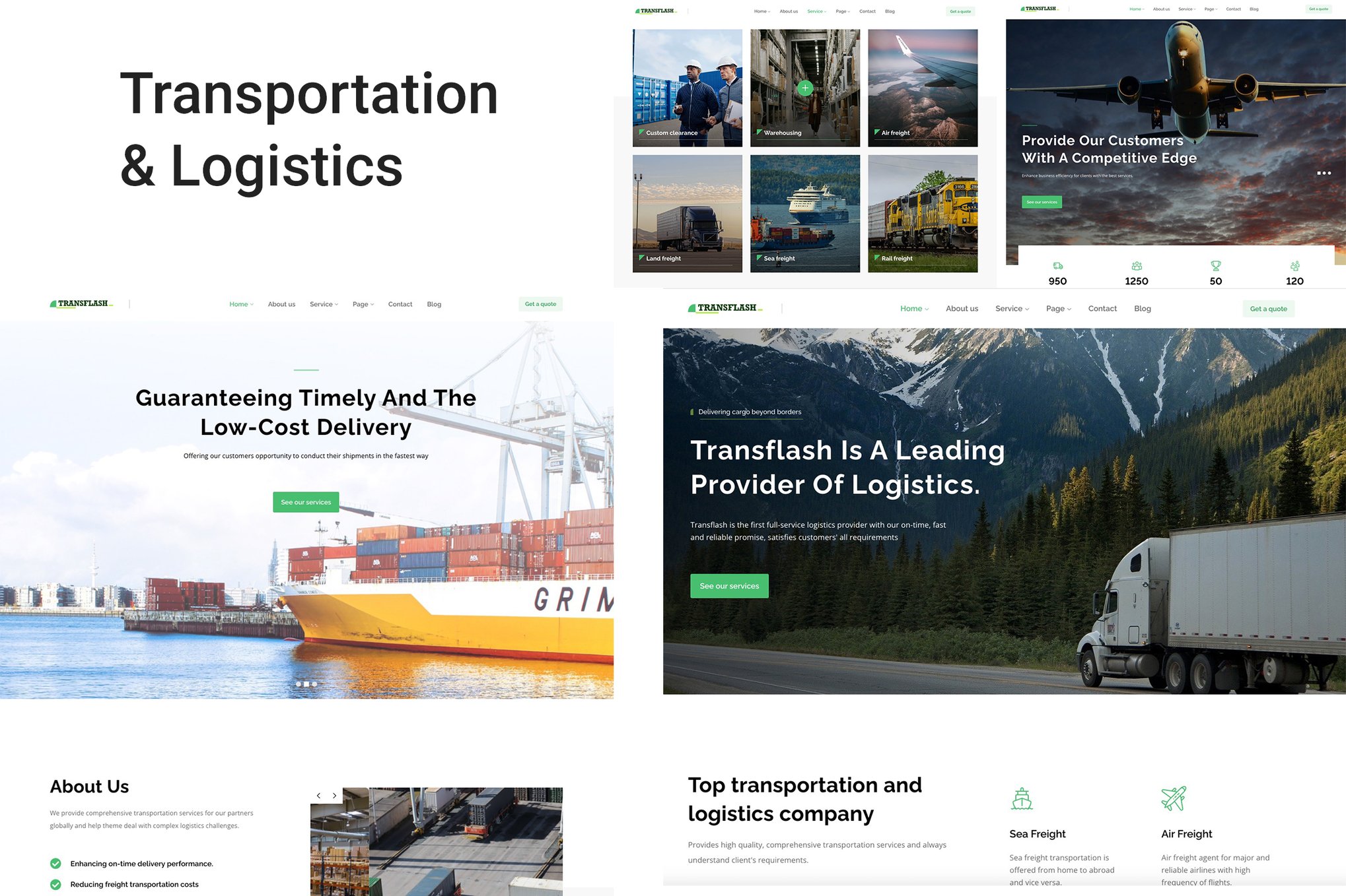 Transportation and Logistics Theme – Transflash 1.0.8