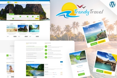 Trendy Travel - WordPress Theme 6.3