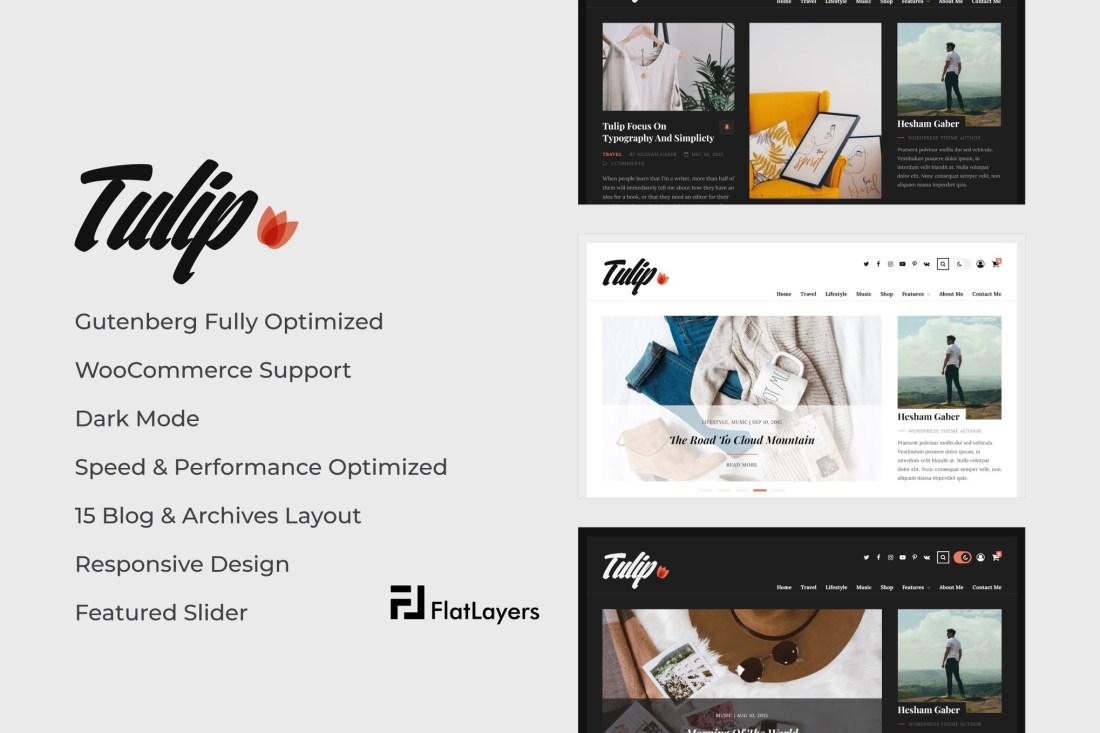 Tulip - Responsive WordPress Blog Theme 2.4