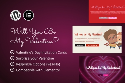 Valentine's Day Invitations for Elementor 1.0.0