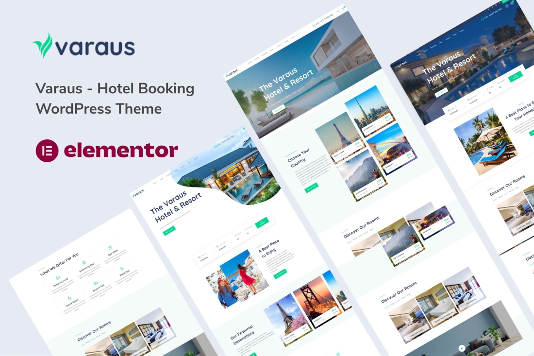 Varaus - Hotel Booking WordPress Theme 1.0.4