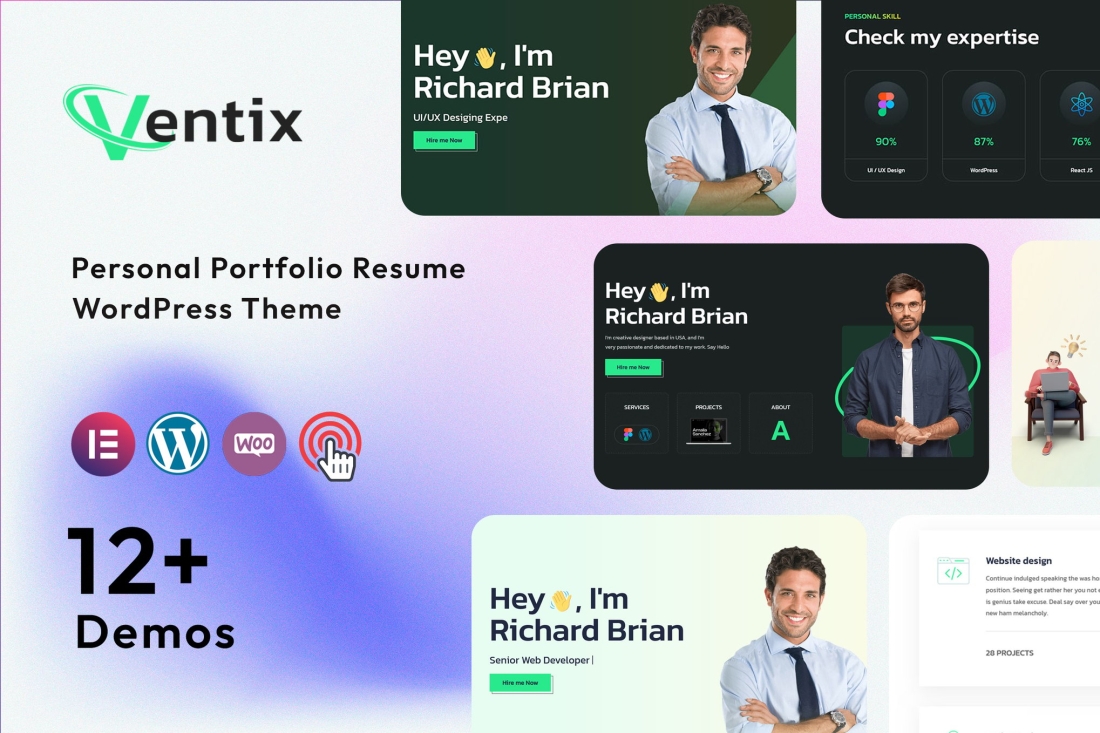 Ventix - Personal Portfolio Resume Theme 1.0