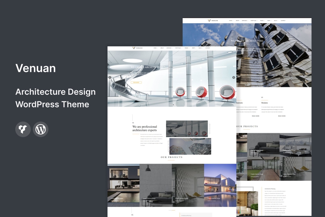 Venuan - Architecture Design WordPress Theme 1.9