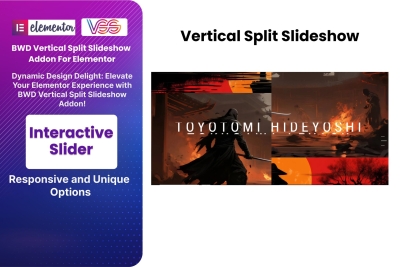 Vertical Split Slideshow Addon For Elementor 1.0