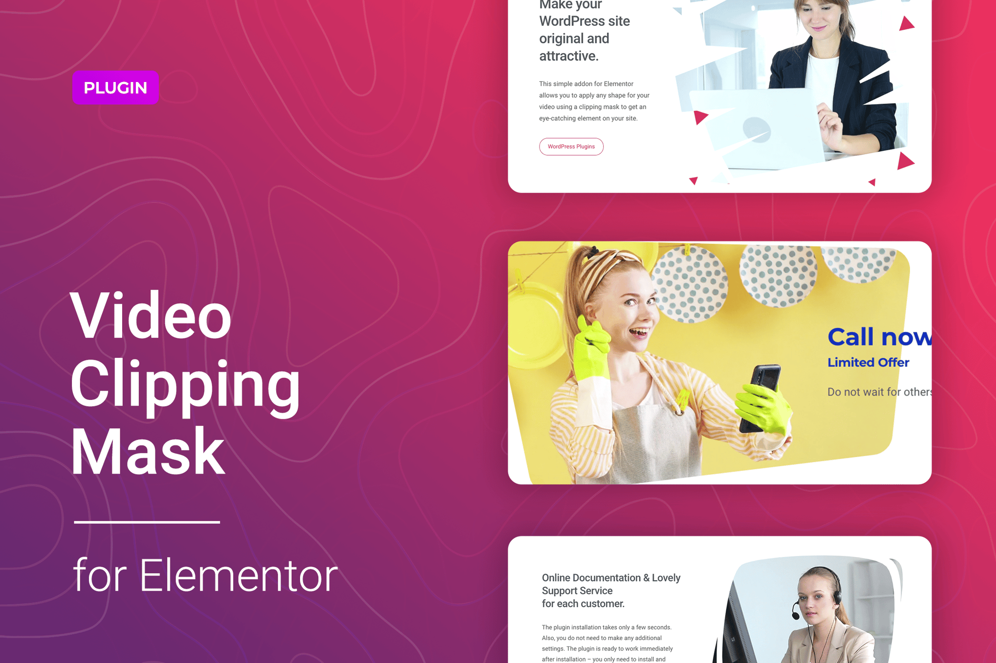 Video Clipping Mask for Elementor 1.1.1