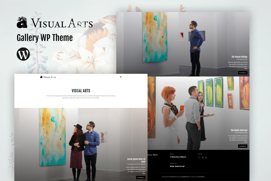 Visual Art | Gallery  Wordpress Theme 2.7
