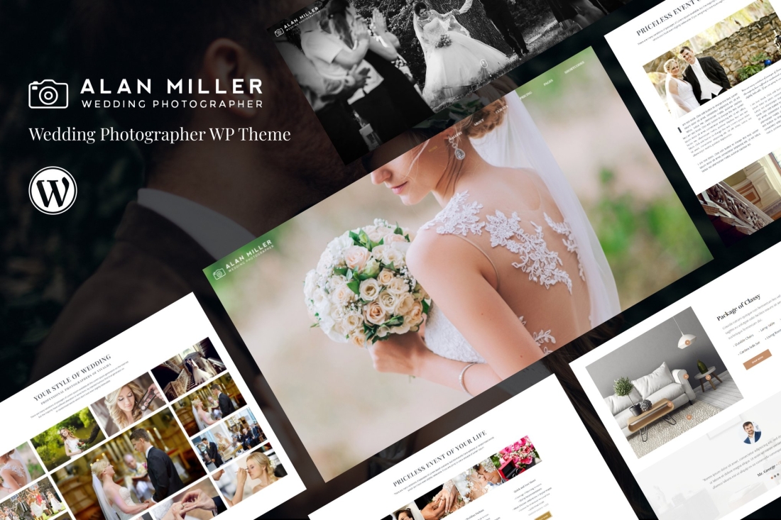 Wedding Photographer WordPress Theme - Vivagh 2.7