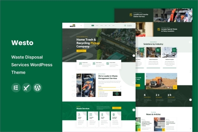 Westo - Waste Disposal Services WordPress Theme 1.5