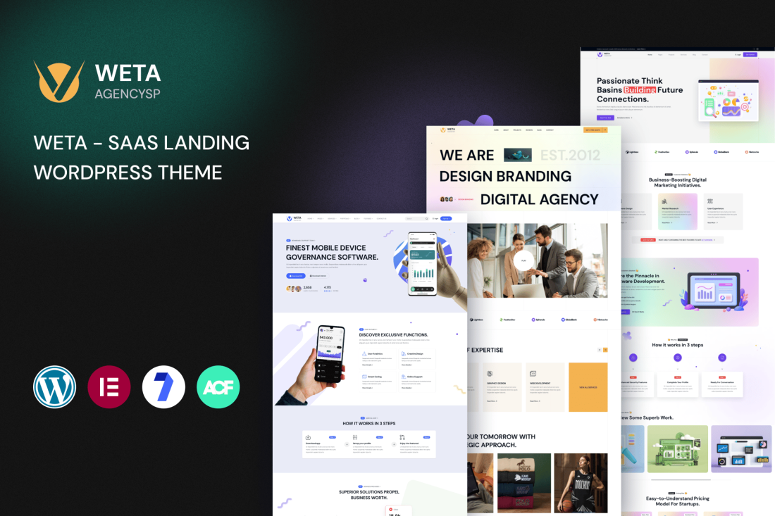 WETA - SaaS Landing WordPress Theme 1.0.0
