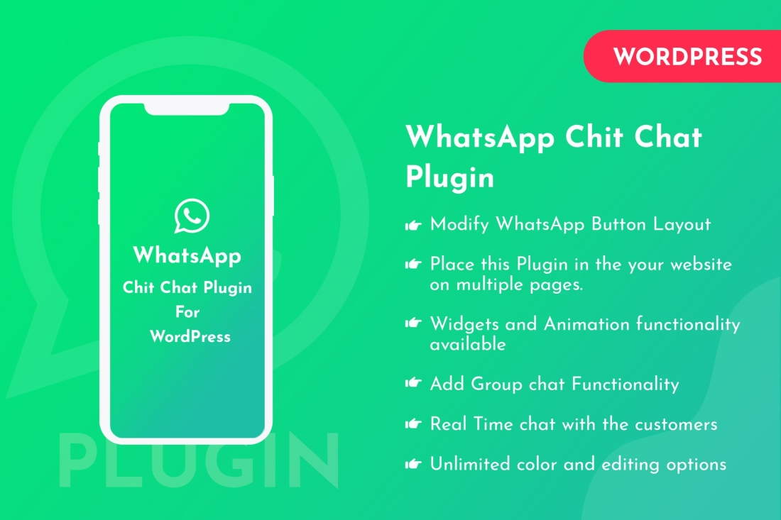 WhatsApp Chit Chat Plugin For WordPress 1.0.2