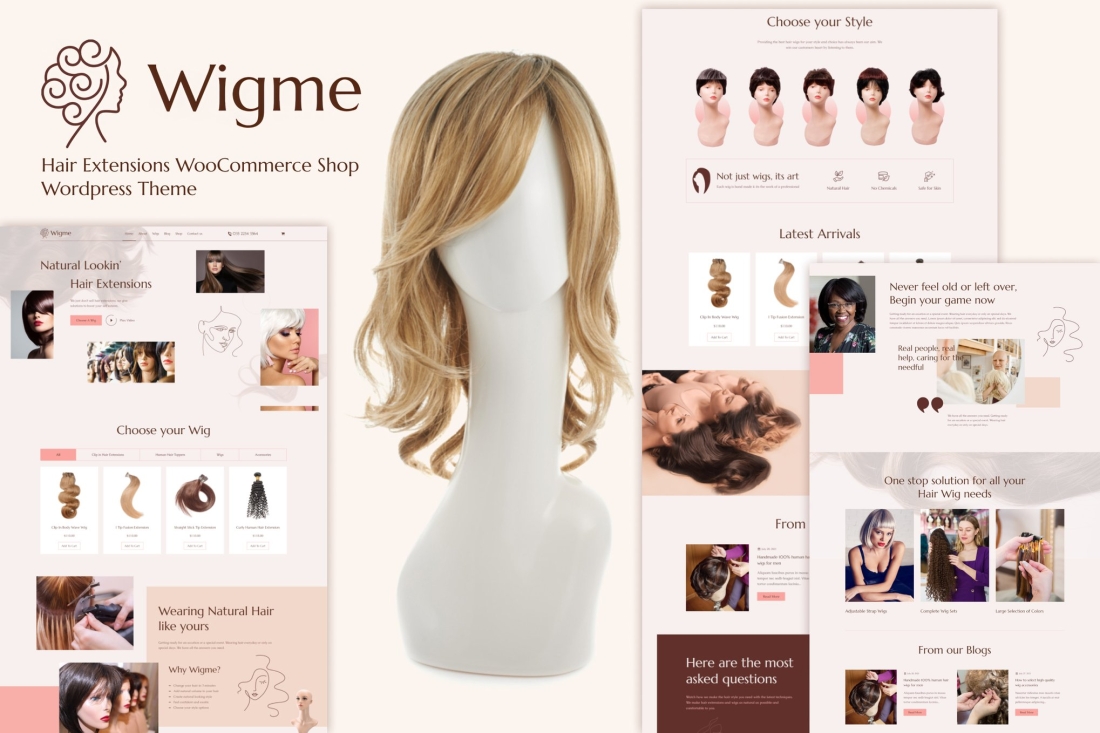 Wigme - Hair Extensions WooCommerce Shop 2.4