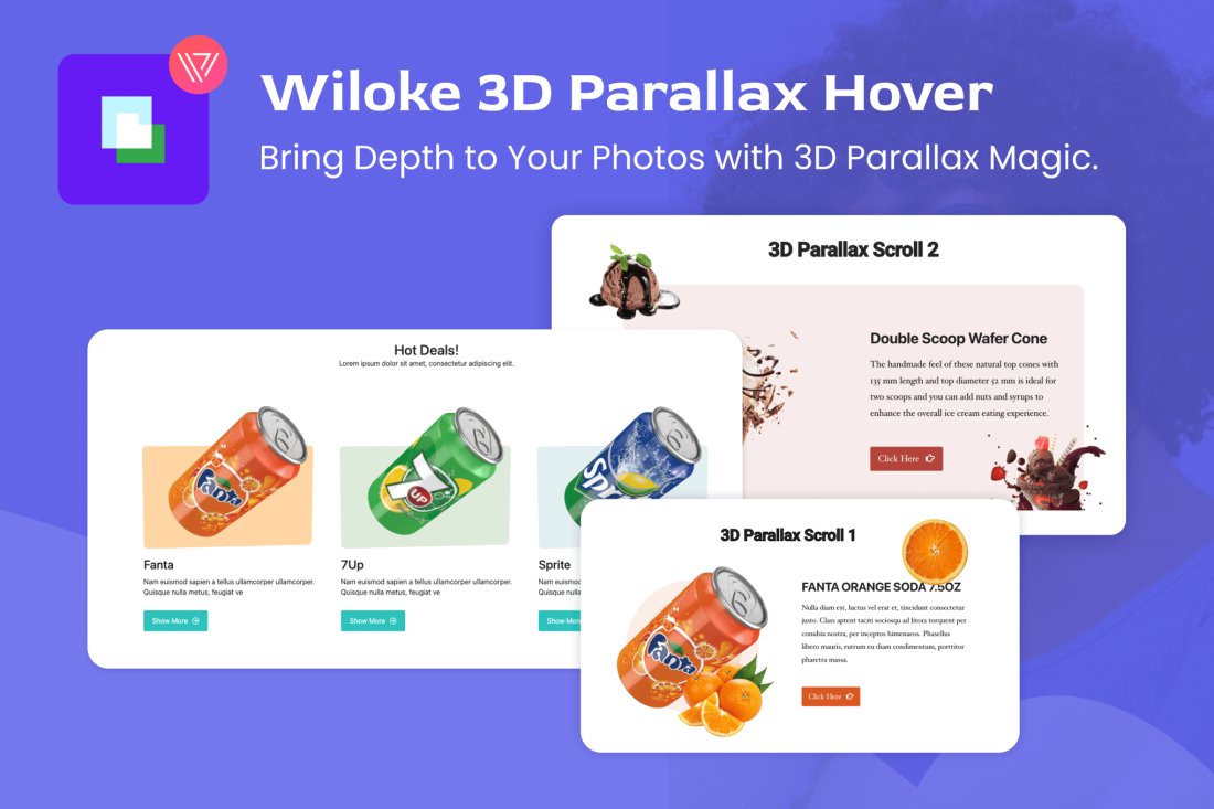 Wiloke 3D Parallax 1.0.0