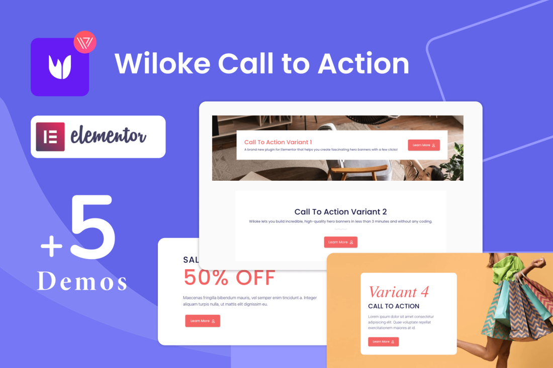 Wiloke Call To Action Addon For Elementor 1.0.23