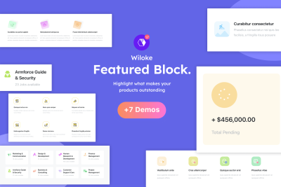 Wiloke Featured Block | Elementor Addon 2.0.1