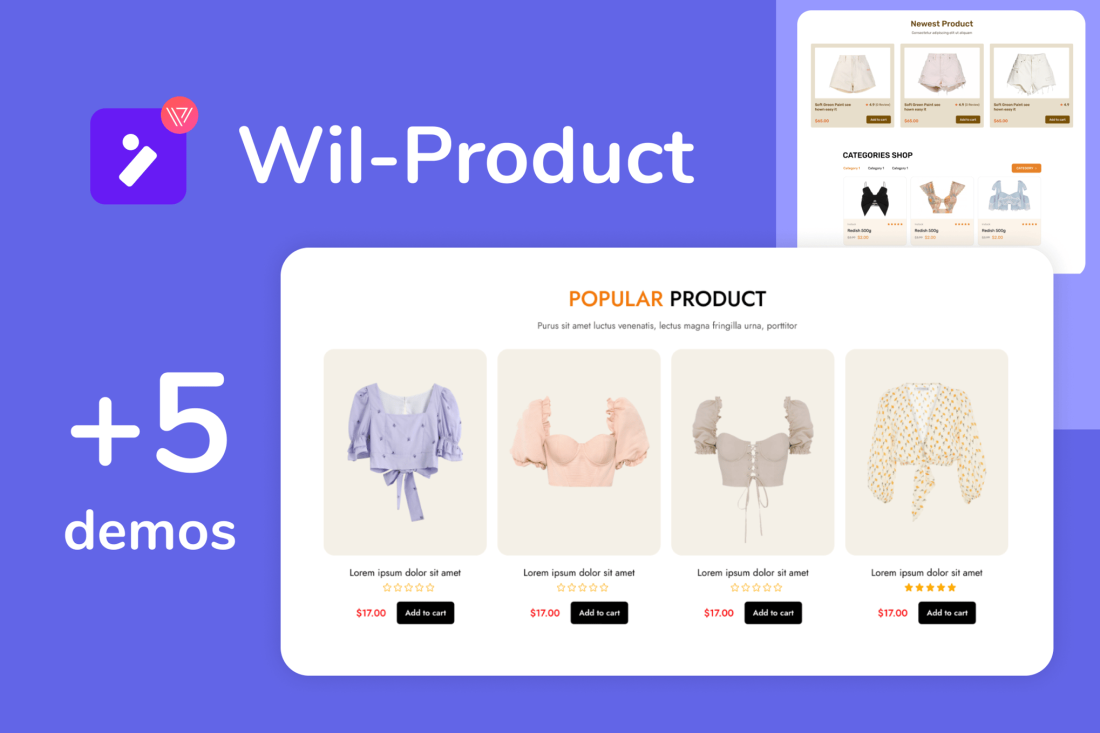 Wiloke WooCommerce Products Grid and Slider 1.0.16
