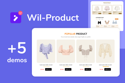 Wiloke WooCommerce Products Grid and Slider 1.0.16