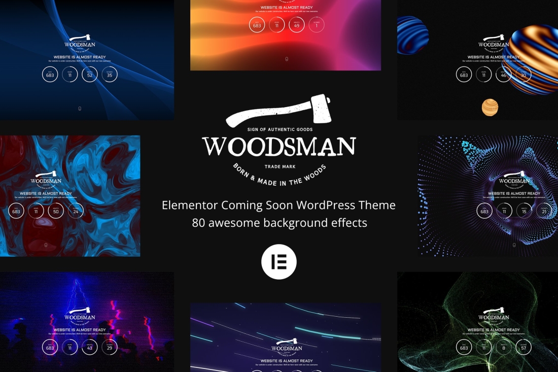 Woodsman - Elementor Coming Soon Theme 4.0.0