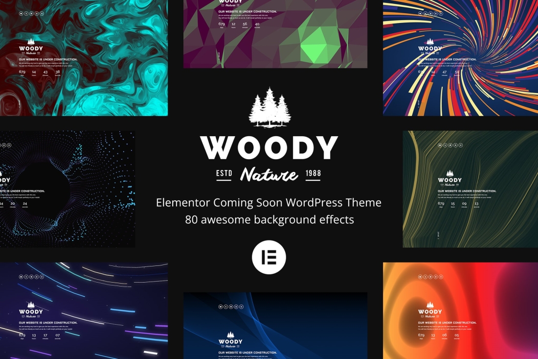 Woody - Elementor Coming Soon WordPress Theme 6.0.0