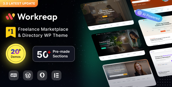 Workreap 3.3.3 – Freelance Marketplace Theme