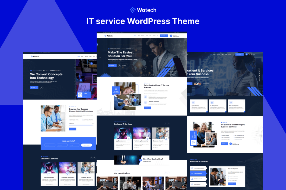Wotech - IT Service WordPress Theme 1.0.0