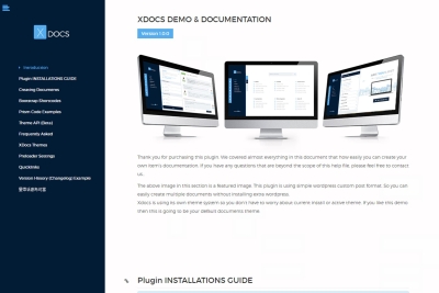 X Docs Wordpress Product Documentation Creator 1.1.1