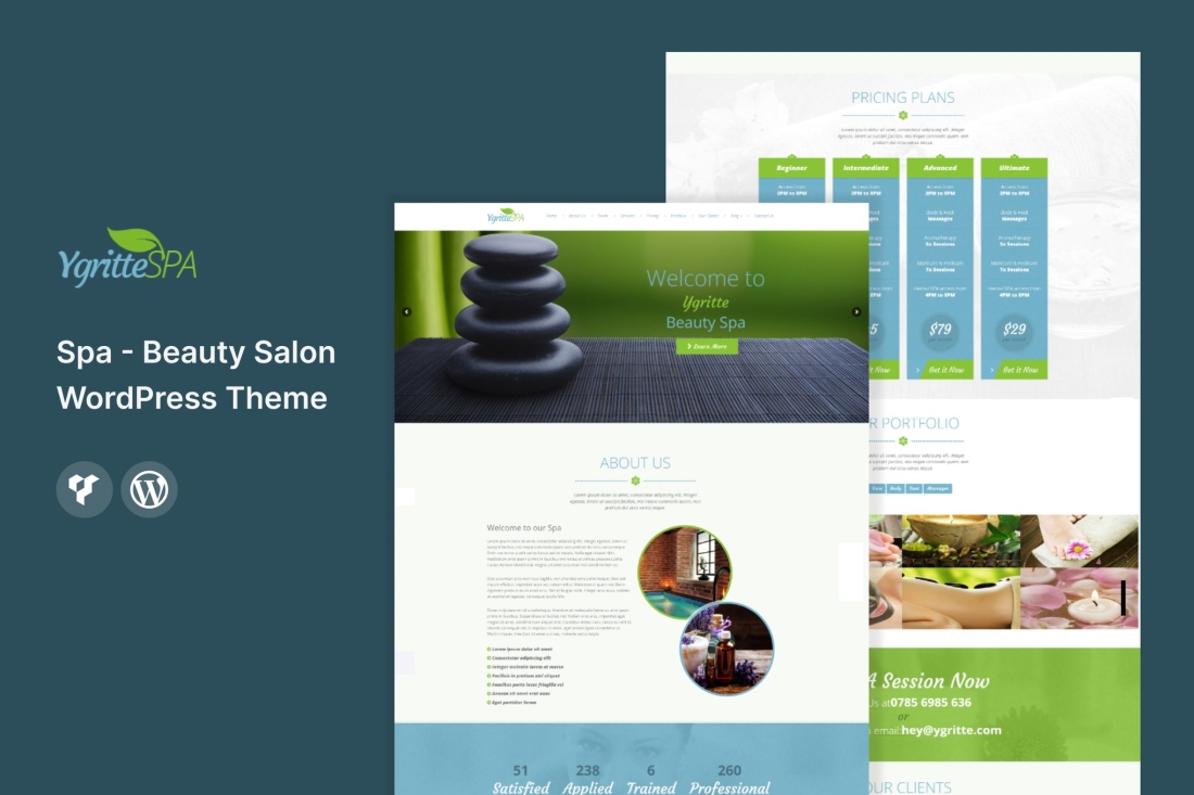 Ygritte Spa - Beauty Salon WordPress Theme 2.6