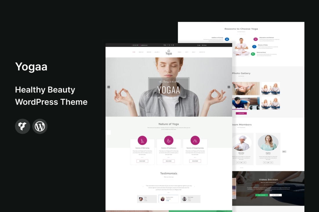 Yogaa – Healthy Beauty WordPress Theme 3.0