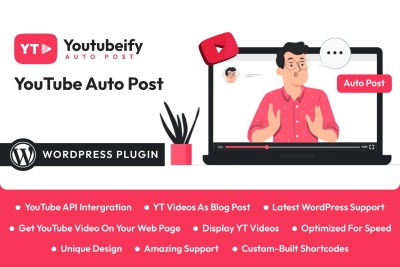 Youtubeify - YouTube Auto Post WordPress Plugin 1.0.0