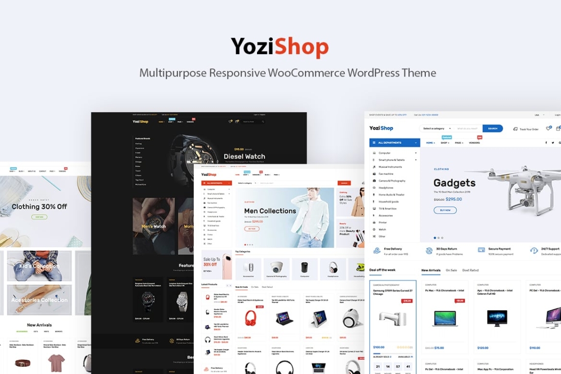 Yozi - Electronics WooCommerce WordPress Theme 2.0.48