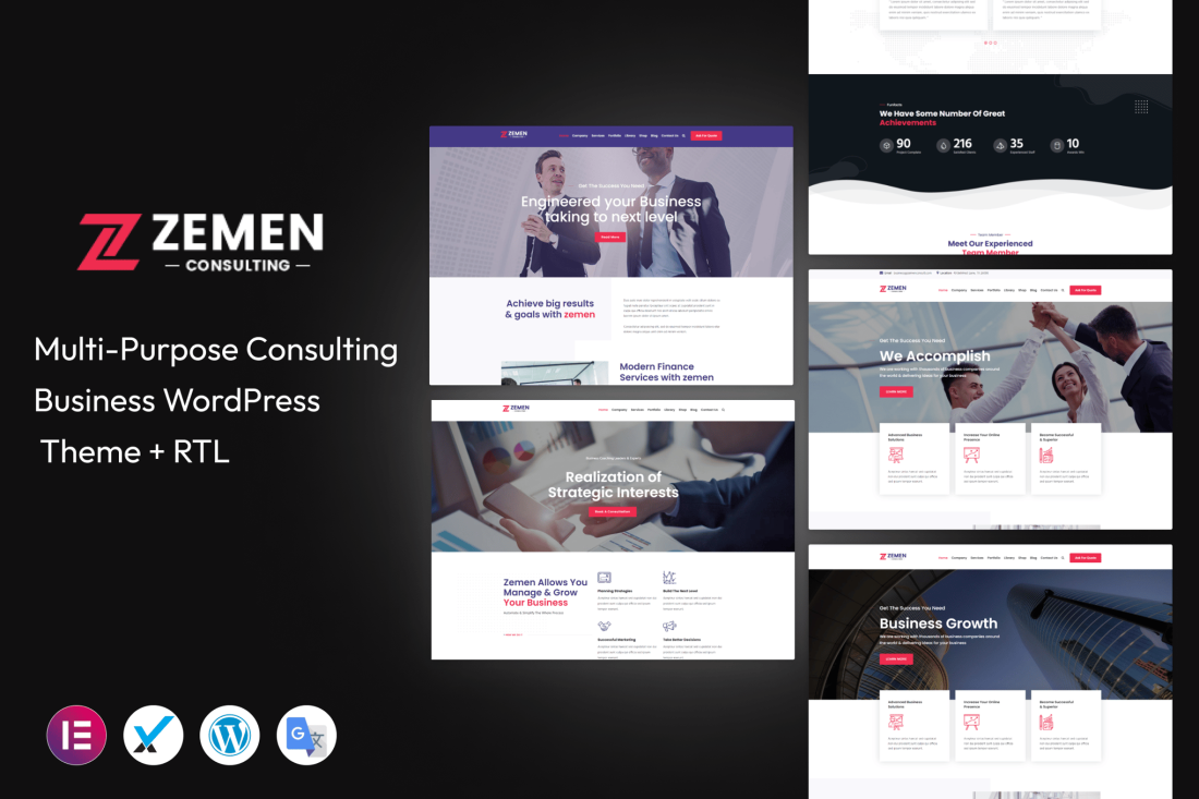 Zemen - Consulting Business WordPress Theme 4.0.1