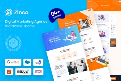 Zinco - Digital Marketing Agency WordPress Theme 1.1.3