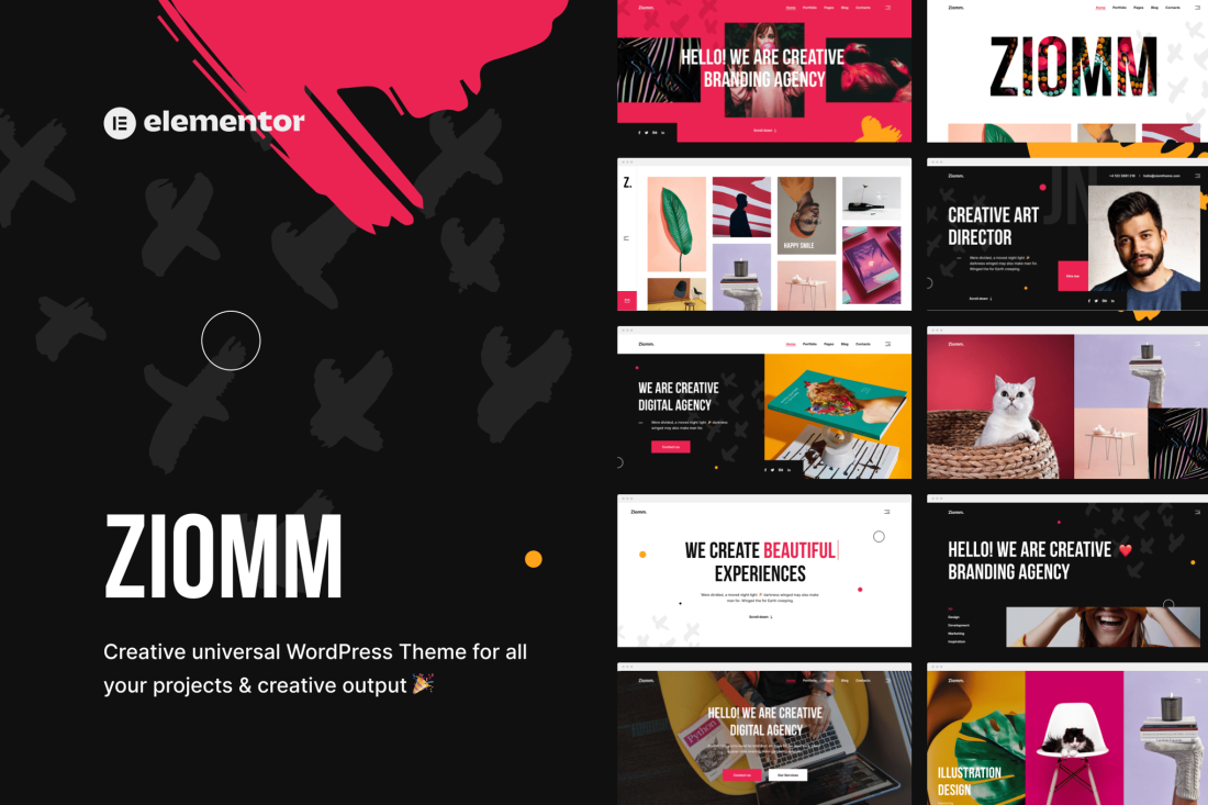 Ziomm - Creative Agency & Portfolio Theme 1.0.5