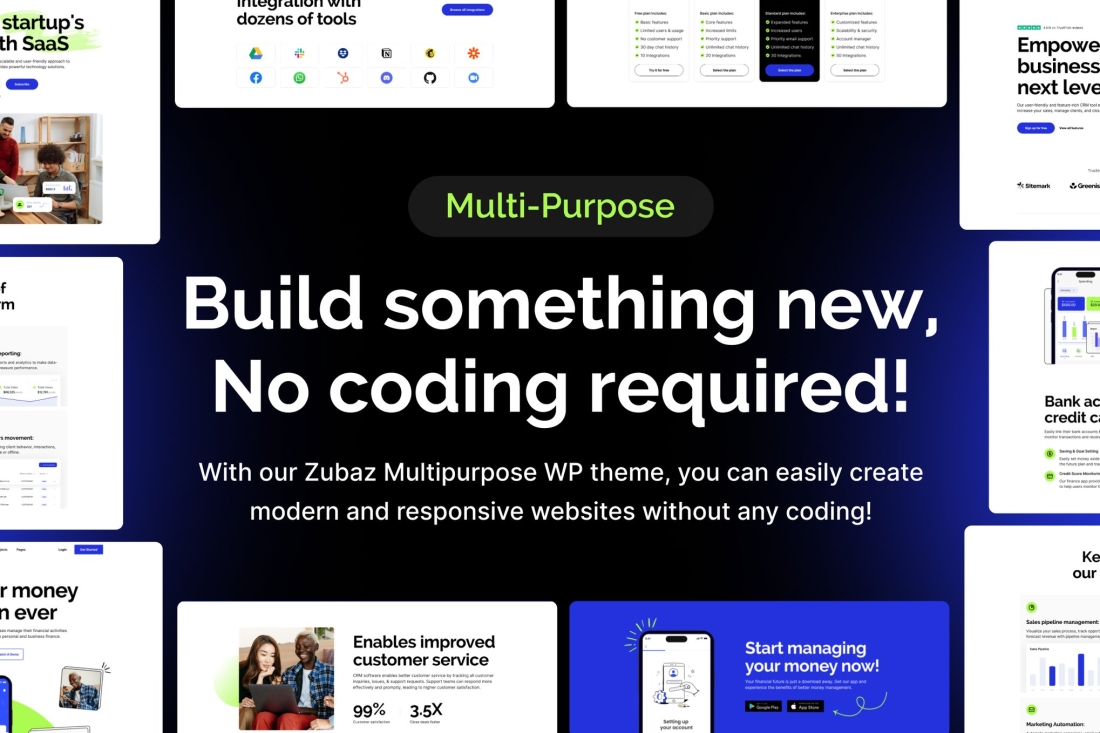 Zubaz - SaaS & Startup WordPress Theme 1.0.0