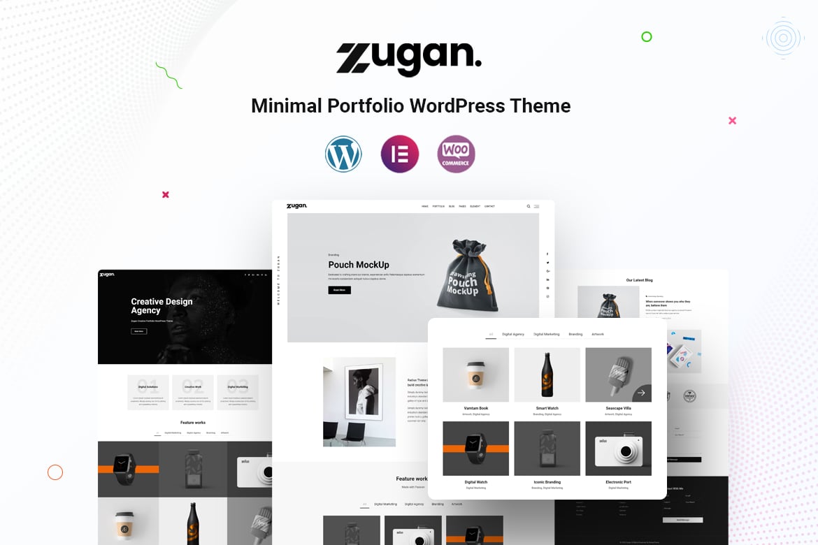 Zugan – Minimal Portfolio WordPress Theme 1.6.1