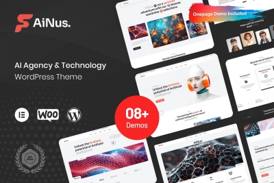 Ainus - AI Agency & Technology WordPress Theme 1.0.0
