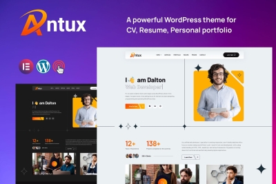 Antux - Personal Portfolio WordPress Theme 1.0