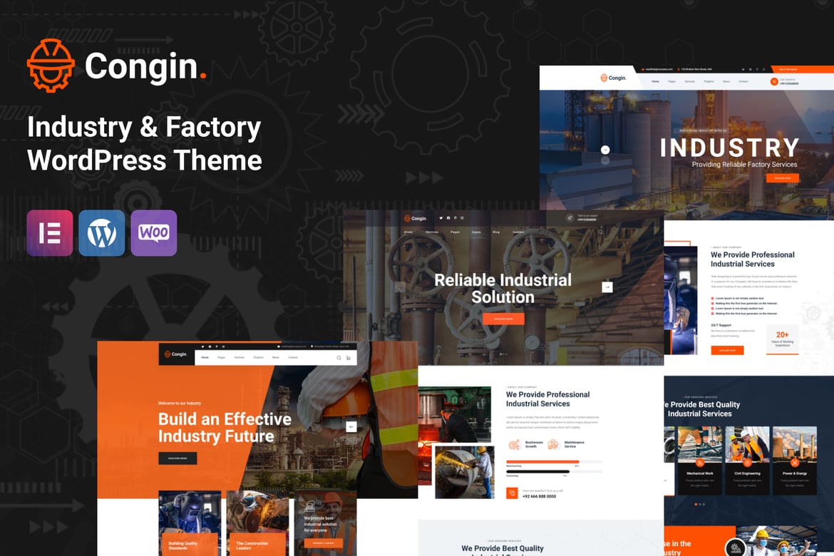 Congin – Industry & Factory WordPress Theme 1.2.1