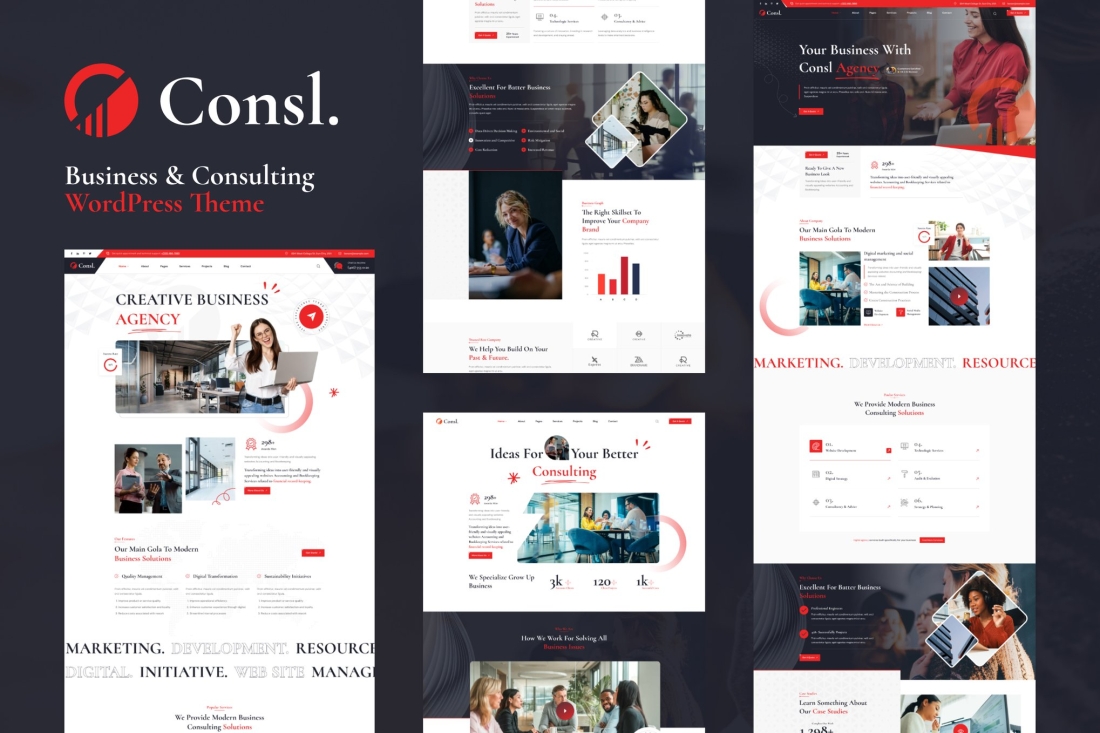 Consl - Consulting Business WordPress Theme 1.0.1