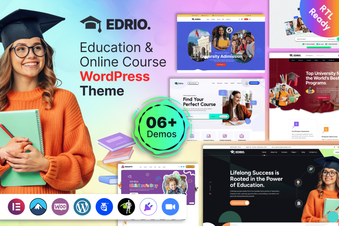 Edrio - Education & Online Course WordPress Theme 1.0