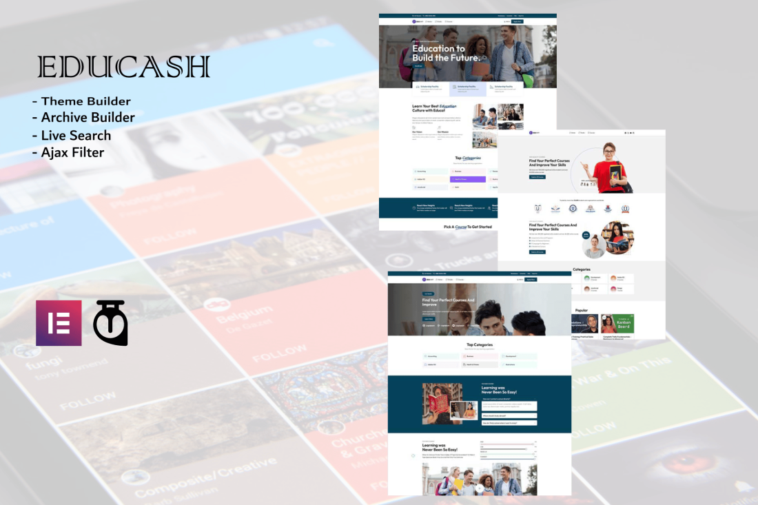 Educash WordPress LMS theme 1.0.4