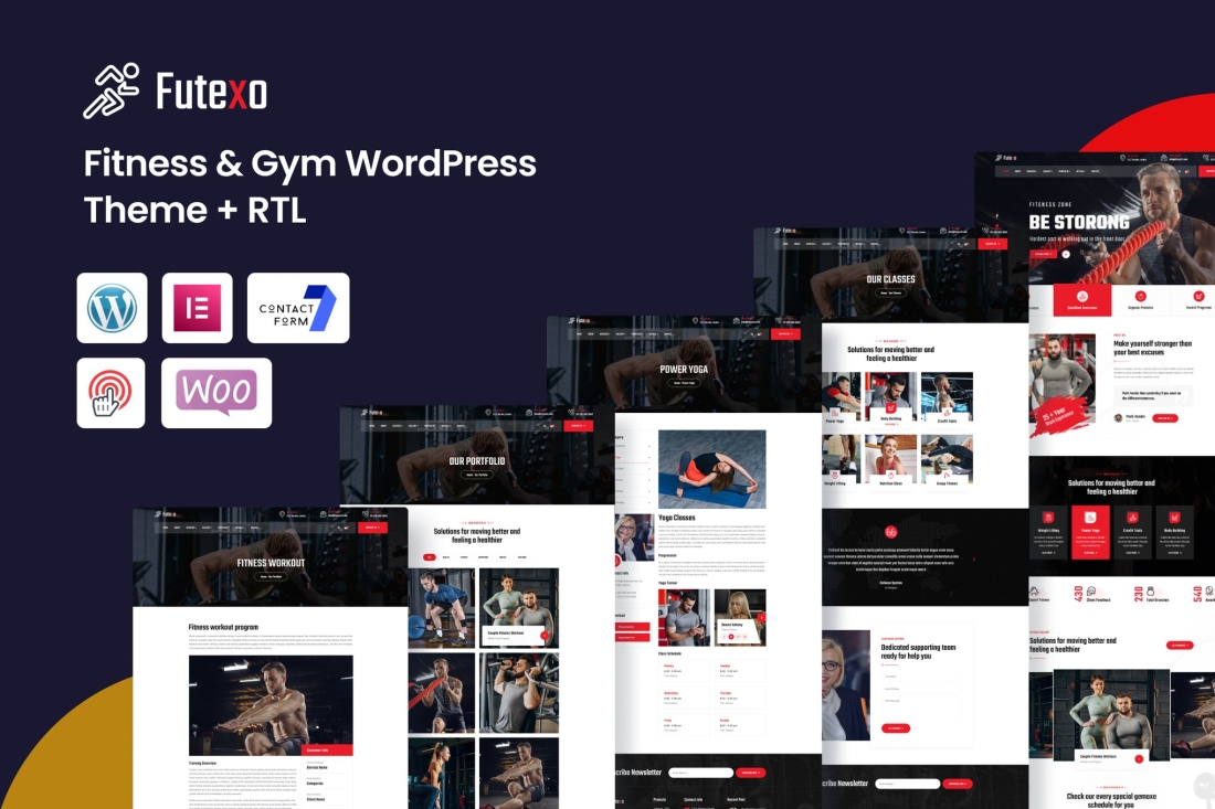 Futexo - Fitness & Gym WordPress Theme + RTL 1.0.9