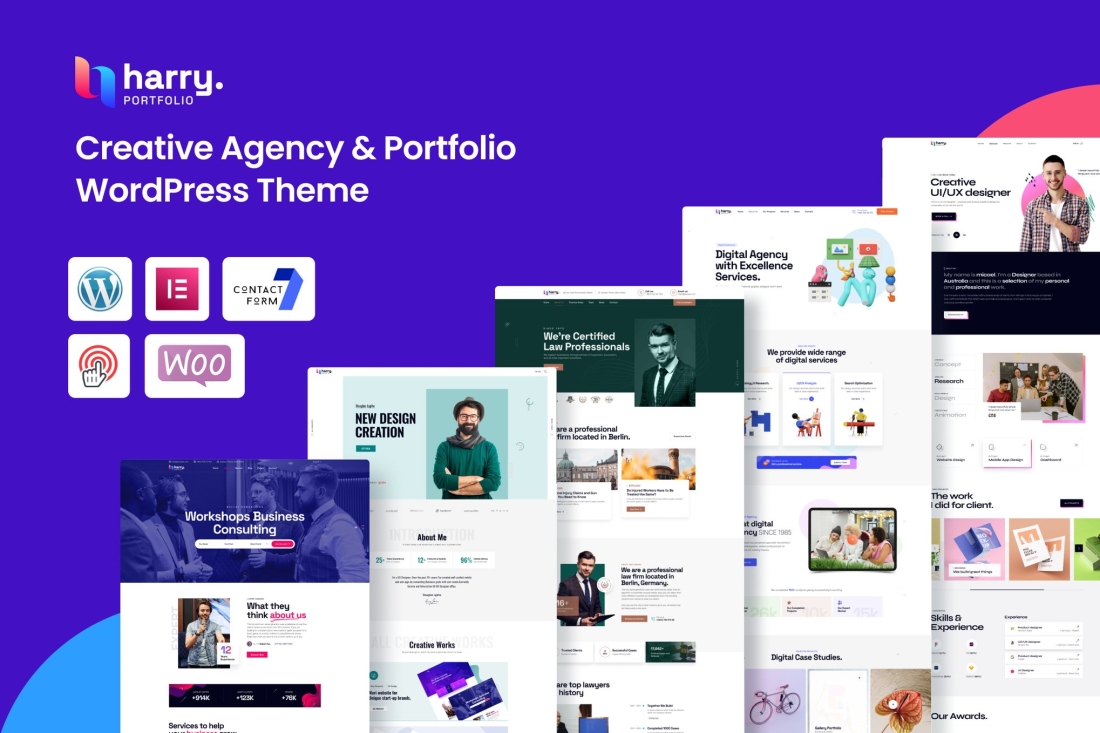 Harry - Creative Agency Portfolio WordPress Theme 1.2.7
