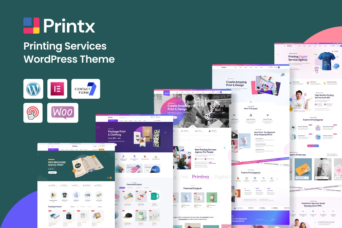 Printx – Printing Services WordPress Theme 1.1.0